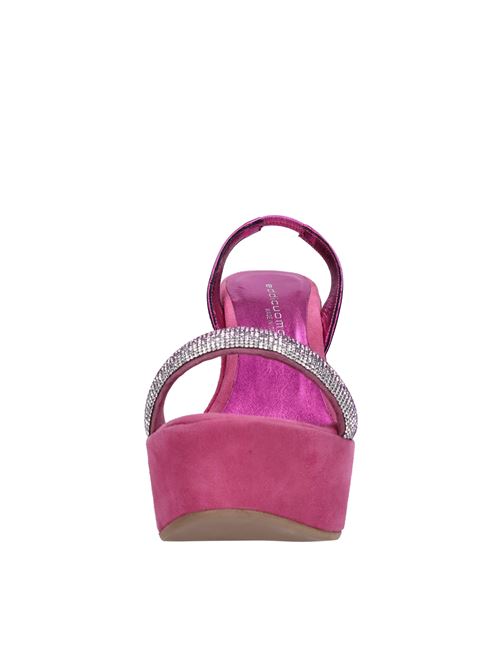 Sandali in ecopelle e strass EDDICUOMO | B166CU/554 LAM.FUXIA